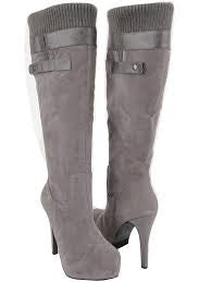 Gray boot